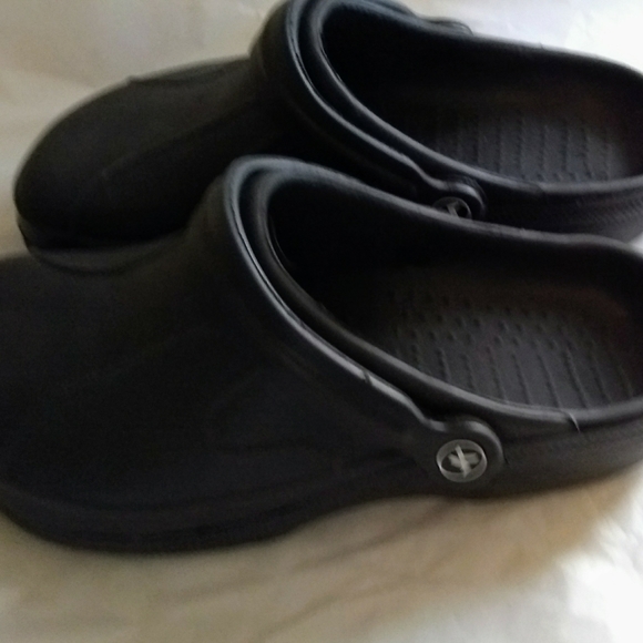 Komodo Shoes - NEW Komodo XL W 12-14 black clogs w flip strap